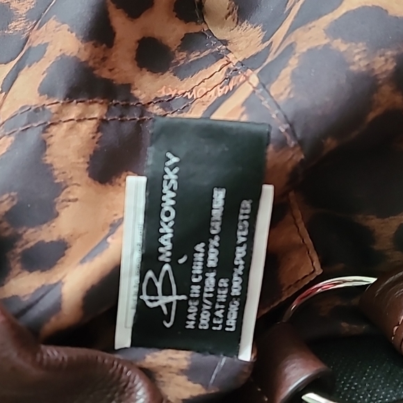 Vintage - B.Makowsky - leather hobo bag - Picture 5 of 12